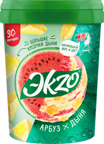 

Мороженое Эkzo Арбуз и дыня 520 г