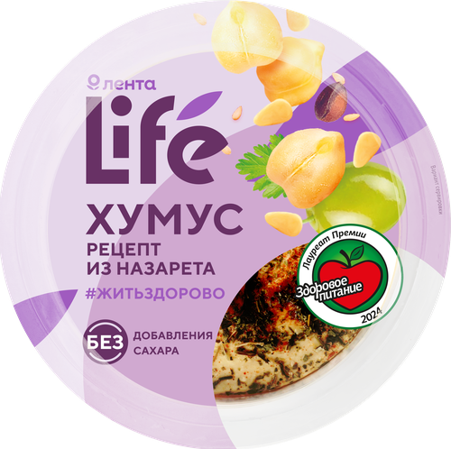 

Хумус Лента Life Рецепт из Назарета 200 г