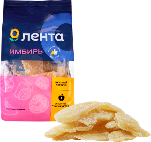 

Цукаты Лента Имбирь 120 г