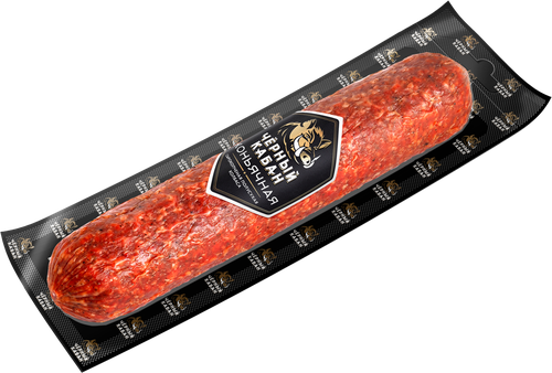 

Колбаса Черный кабан Коньячная сырокопченая вес