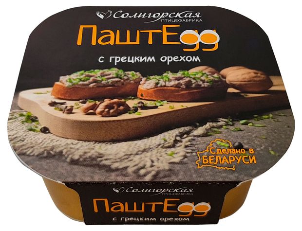 

Крем ПаштEgg Солигорская птицефабрика с грецким орехом 140 г