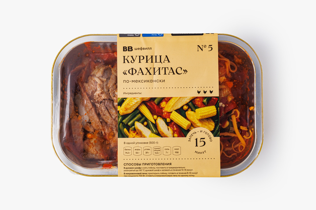 

Курица ВкусВилл Фахитас по-мексикански 500 г