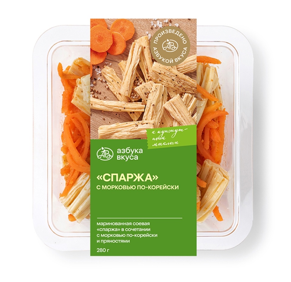 

Спаржа с морковью по-корейски «Уже Готово» 300 г, Россия