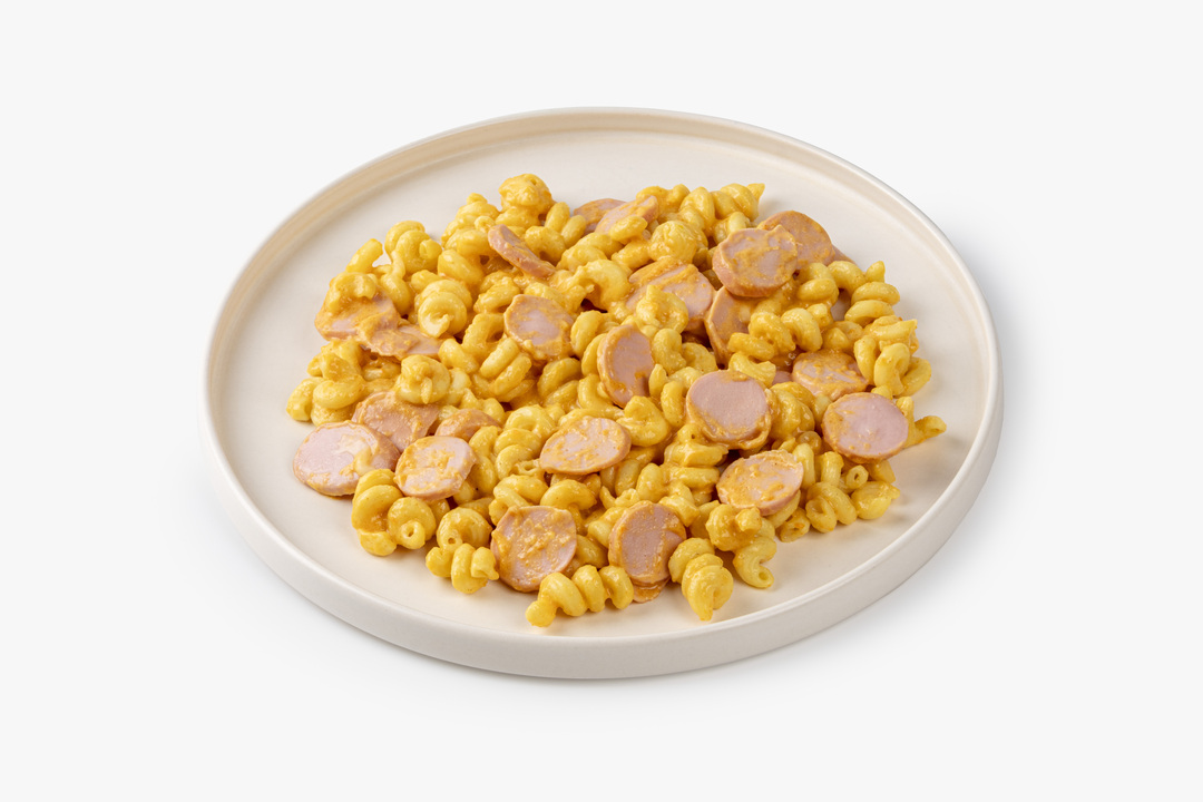 

Мак-н-чеддер ВкусВилл с сосисками 250 г