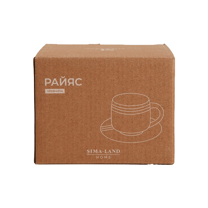 

Чайная пара SIMA-LAND Home Райяс, кружка 230мл, блюдце