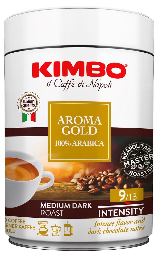 

Кофе молотый Kimbo Aroma Gold 100% Arabica (Италия) 250 г