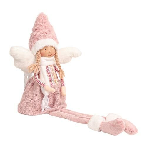 Новогодняя Кукла девочка с крылышками 56см НК 24421P56