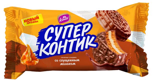 

Печенье-сэндвич Супер-Контик Сгущенное Молоко 100 г