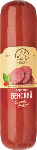 

Колбаса Сибирская продовольственная компания сервелат Венский весовая