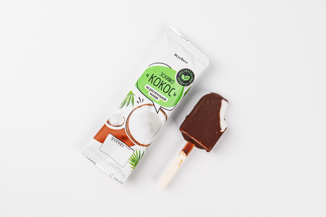 

Эскимо ВкусВилл на растительной основе с кокосом 50 г