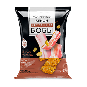 

Бобы жареные Емельяновская Биофабрика Бекон 50 г