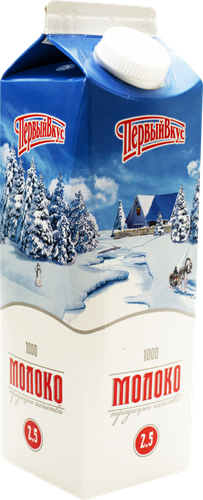 

Молоко Первый вкус пастеризованное 2.5% 1 л