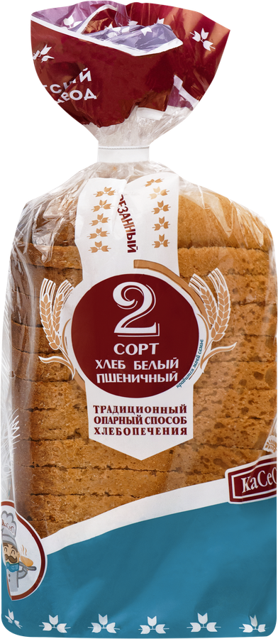 

Хлеб пшеничный Касес белый, 2-й сорт, в нарезке 590 г