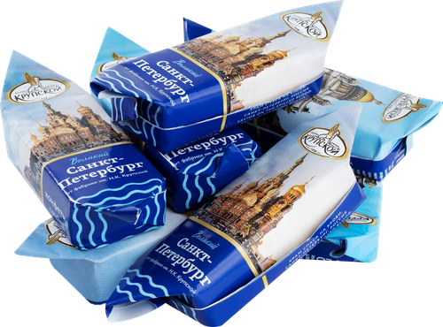 

Конфеты Фабрика имени Крупской Великий Санкт-Петербург глазированные вес