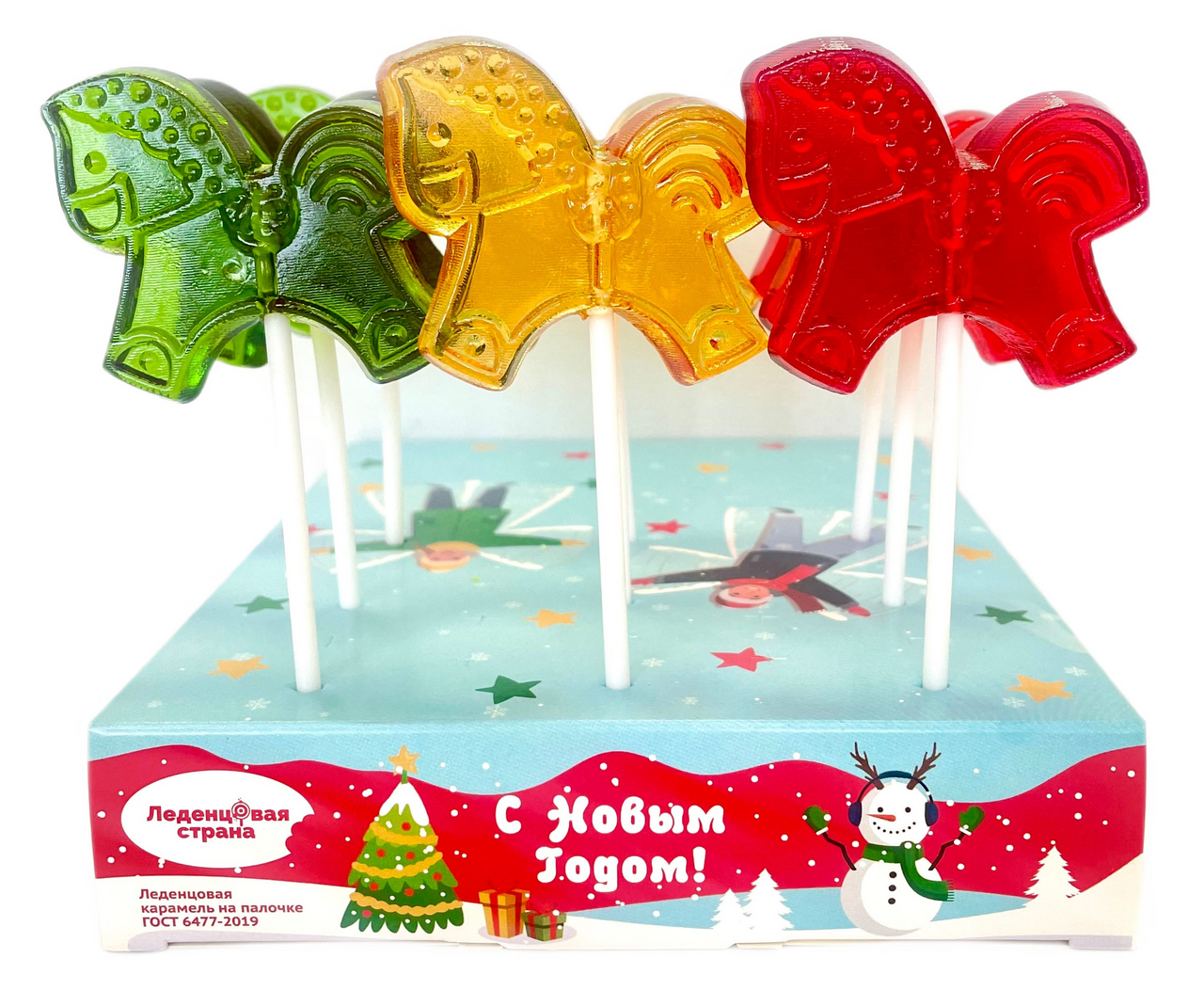 

Карамель на палочке Леденцовая страна Сладкая лошадка 20 г 1 шт. вкус в ассортименте