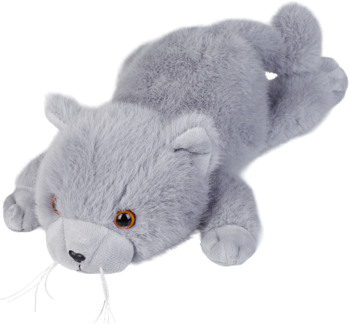 

Игрушка мягкая Bigga Котик в переноске, серый, 33 см, Арт. Y2428733, цвет в ассортименте