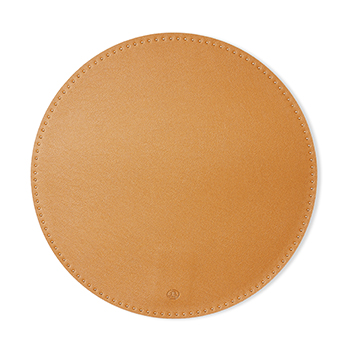 

Плейсмат «Азбука вкуса Детали» из искусственной кожи, круглый, цвет светло-коричневый, 38 см, Китай