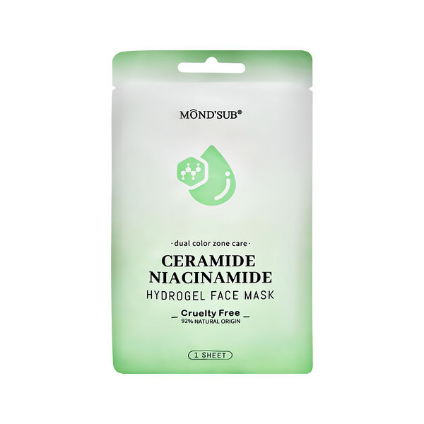 Маска для лица гидрогелевая Mond'Sub с керамидами и ниацинамидом 28 г