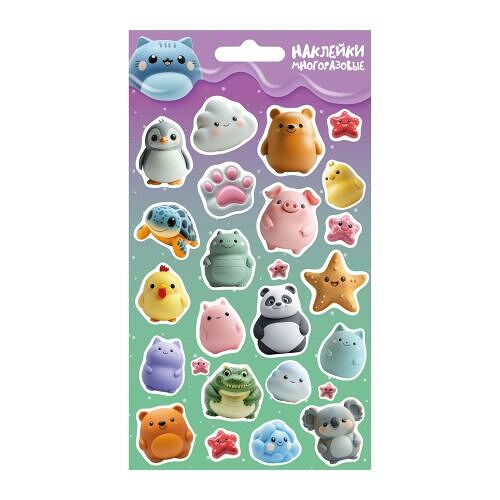 Объемные наклейки P.ink Сквиши 11x20 см