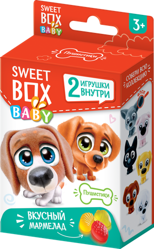 

Мармелад Sweet Box Baby Щенята 2 игрушки 10 г