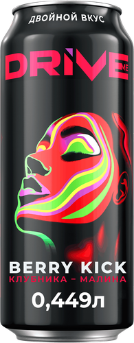 

Напиток энергетический DRIVE ME Смесь ягод газированный, 0.449л