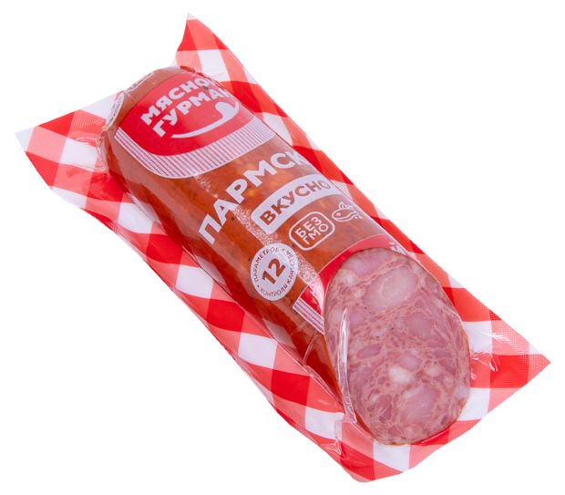 

Колбаса полукопченая Мясной Гурман Пармская 300 г