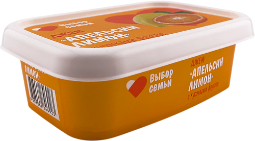

Джем Выбор семьи Апельсин-Лимон 180 г