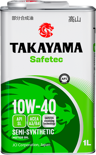 Масло моторное TAKAYAMA полусинтетическое SAE 10W-40 API SL/СF, 1л