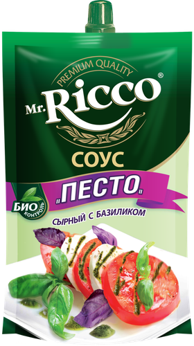 

Соус Песто Mr.Ricco сырный с базиликом 210 г
