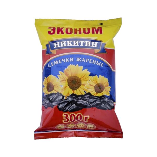 Семечки подсолнечн Никитин жареные 300г