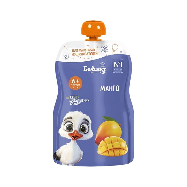 Пюре фруктовое Беллакт из манго с 6мес 90г ДП