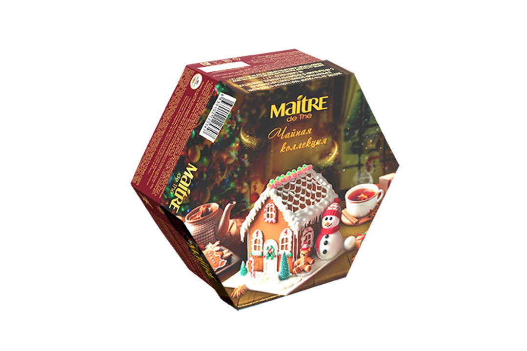 

Чай Maitre de The Чайная коллекция Пряничный домик 48 п x 1.8 г