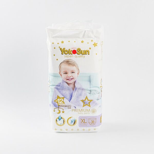Подгузники-трусики YokoSun Premium XL 12-20 кг 38 шт
