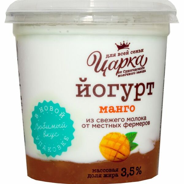 Йогурт Царка Манго 3.5% 400 г