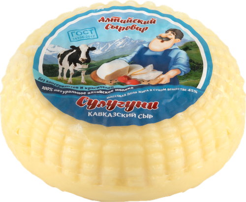 

Сыр Алтайский Сыровар Сулугуни 45% вес