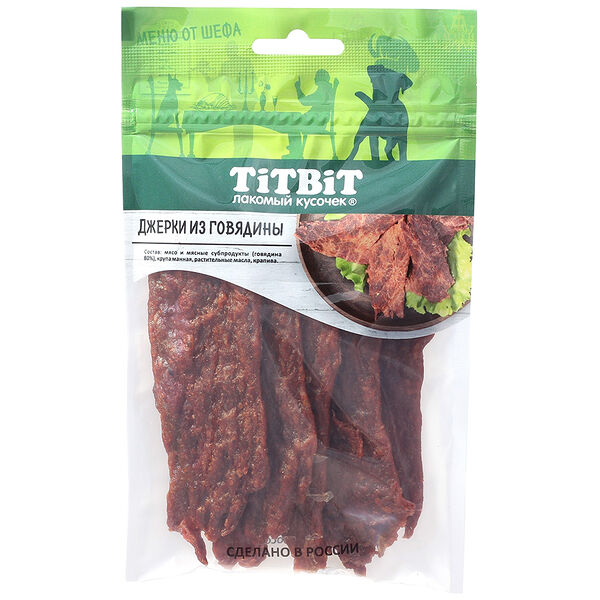 Лакомство для собак Titbit Джерики из говядины 70 г