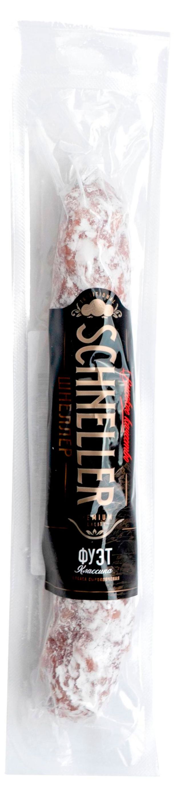 

Колбаса сырокопченая Schneller полусухая фуэт классика вес