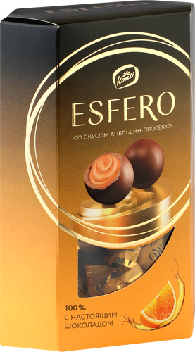 

Конфеты Esfero из молочного шоколада Апельсин и просекко 186 г