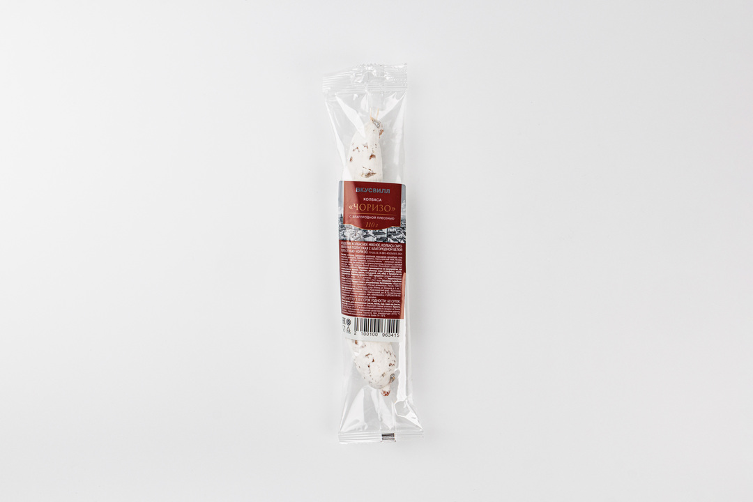 

Колбаса сыровяленая ВкусВилл Чоризо с благородной плесенью 110 г