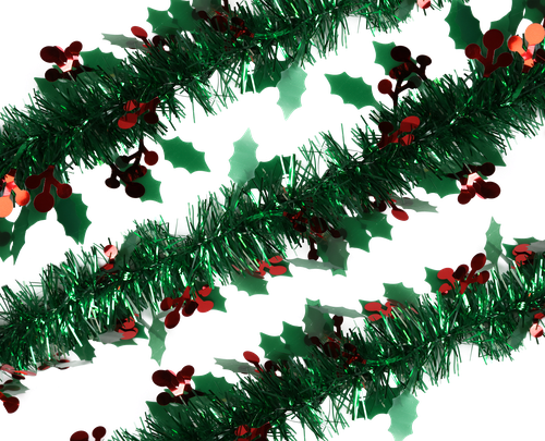 

Мишура Homeclub зеленая с ягодами 2 м