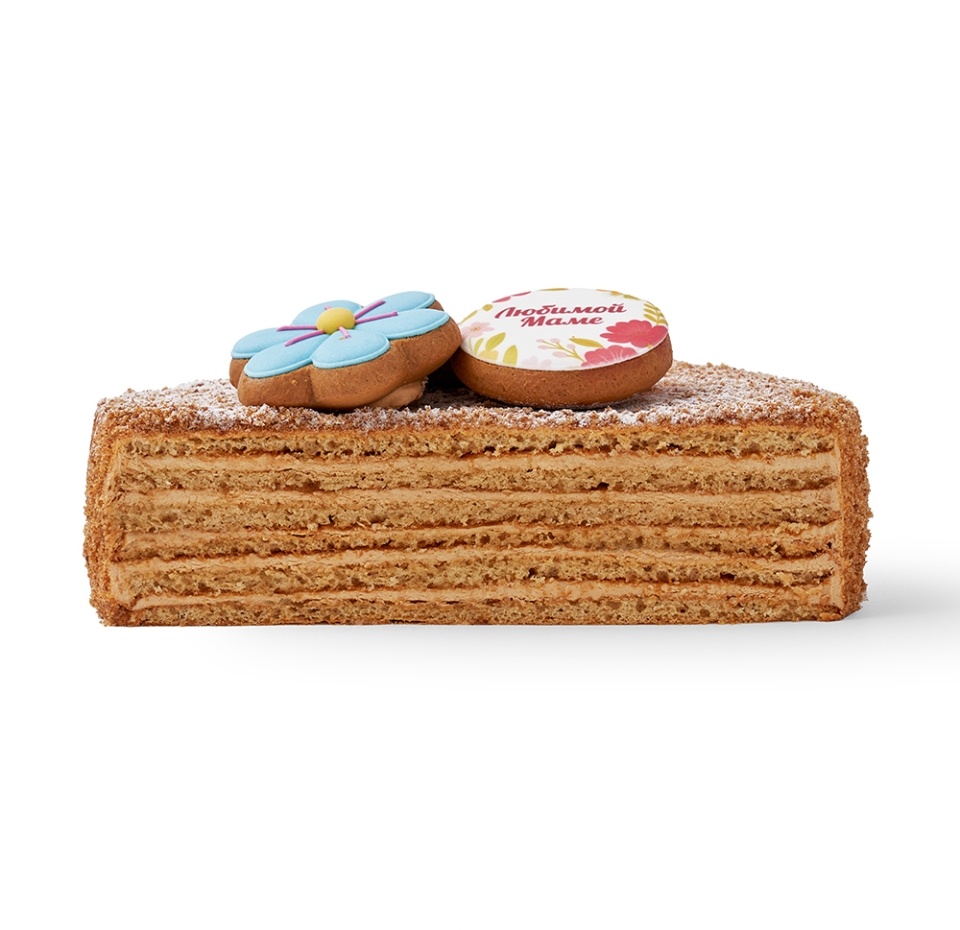 

Торт Азбука Вкуса медовик Праздничный 930 г