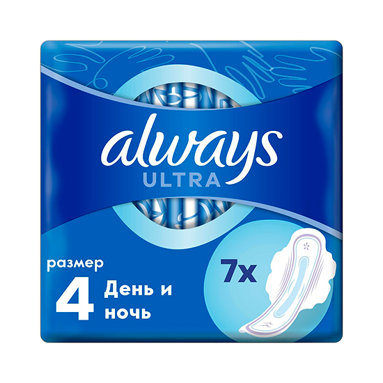 Прокладки Always Ultra День и Ночь 7 шт.