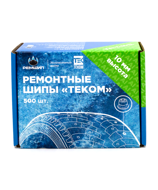 

Шипы ремонтные Теком 12-10-2ТРА 500 шт.