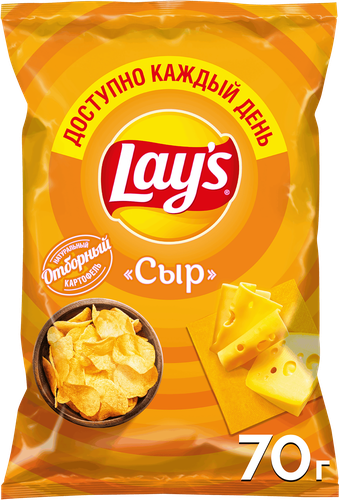 

Картофельные чипсы Lay's Сыр 70 г