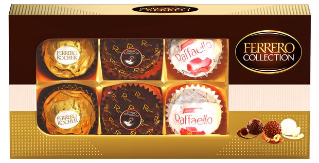 

Набор конфет Ferrero Collection Rondnoir Rocher Raffaello, 64.8 г