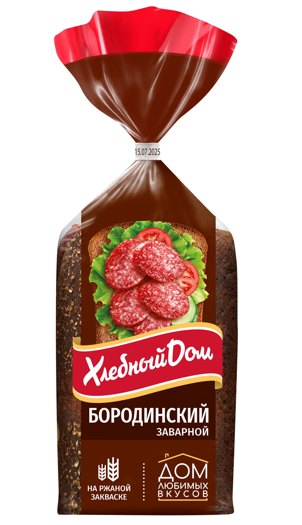 

Хлеб Бородинский Хлебный дом заварной в нарезке 300 г