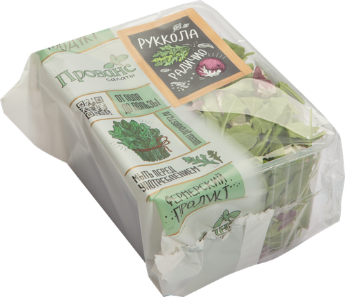 

Смесь салатная Прованс Руккола и Радичио 125 г