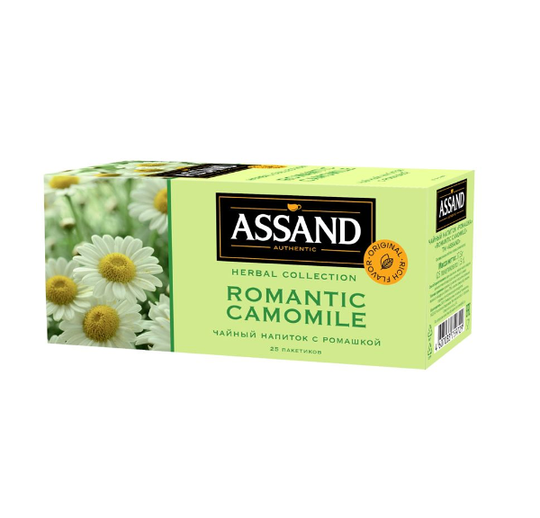 Напиток чайный Assand ромашка в пакетиках, 25х1.5г