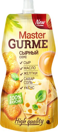 

Соус Master Gurme сырный 35% д/п 200 мл