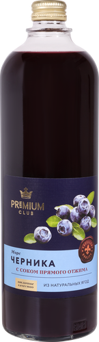 

Морс Premium Club Черничный 1 л